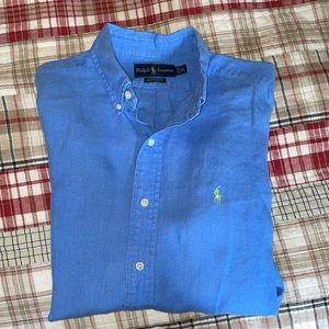 Ralph Lauren M long sleeve linen shirt